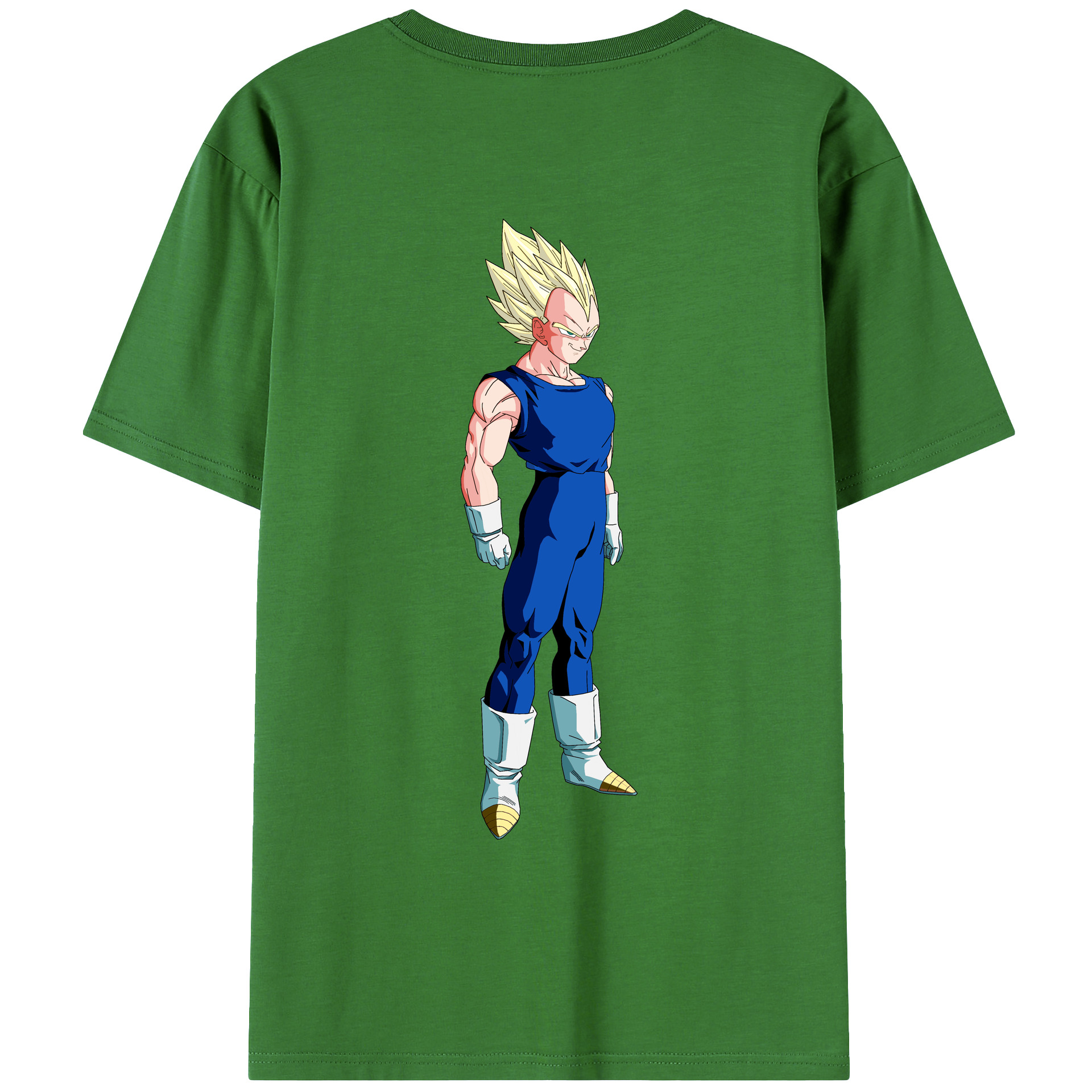 （画像用） ドラゴンボール ベジータ四世（Bejīta Yonsei）DRAGON BALL Vegeta IV レディース半袖Tシャツ(バックプリント)